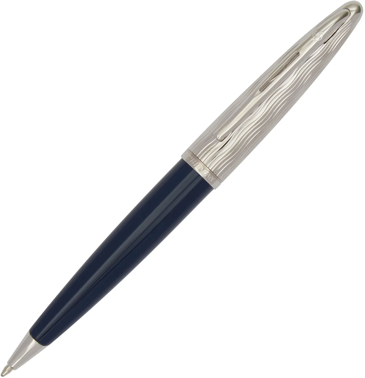 Ручка шариков. Waterman Carene L`Essence du Bleu (2166425) LaqBlue CT M син. черн. подар.кор.