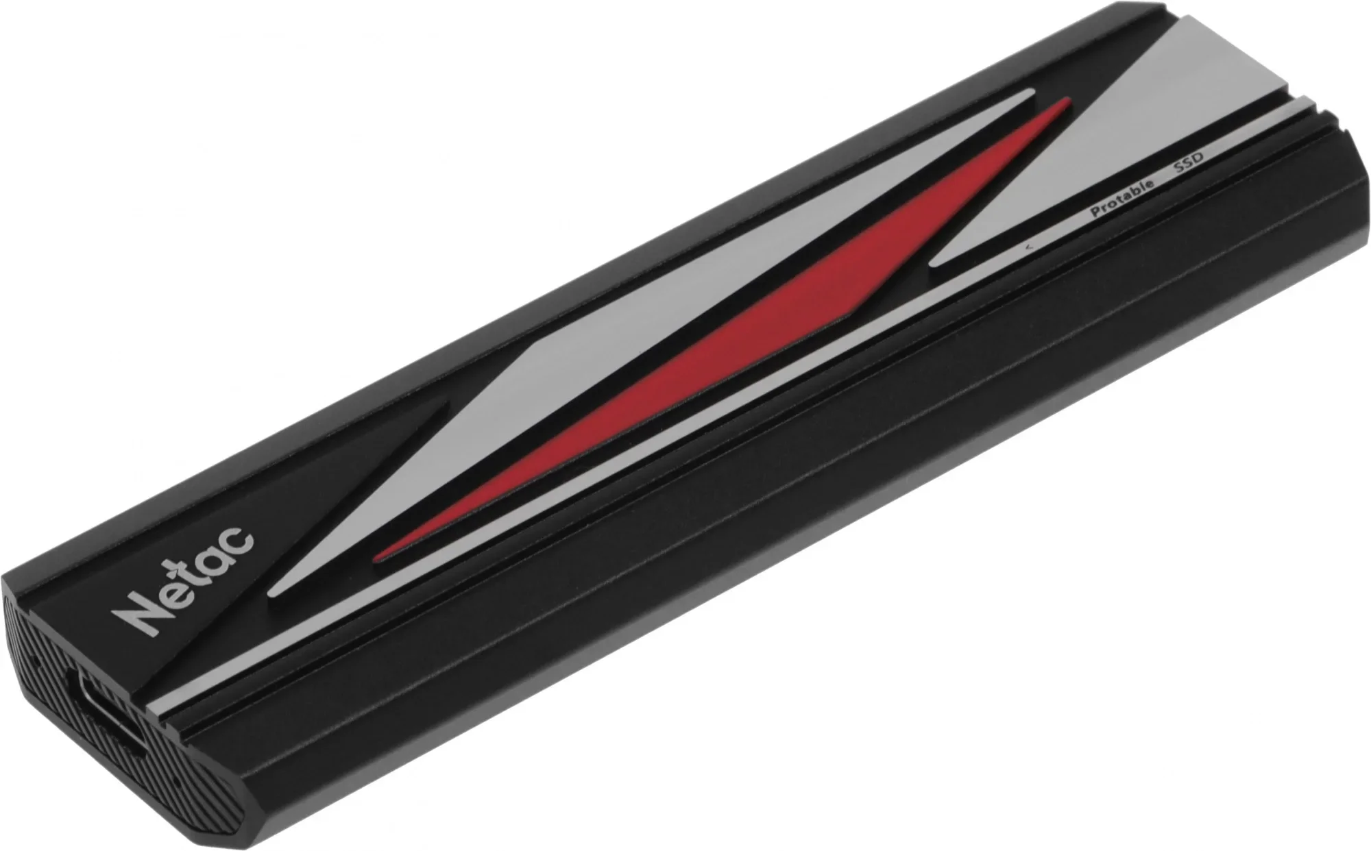 SSD накопитель Netac ZX20L 256GB USB 3.2 Gen 2x2 Type-C External SSD, R/W up to 2000MB/1800MB/s, with USB C to A cable and 20Gbps USB C to C cable, 5Y wty