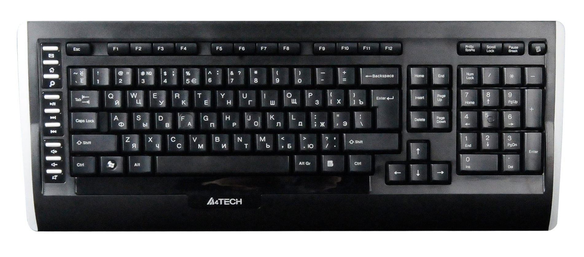 <065050> Комплект беспроводной (клавиатура+мышь) A4Tech 9300F Wireless черный [9300F]
