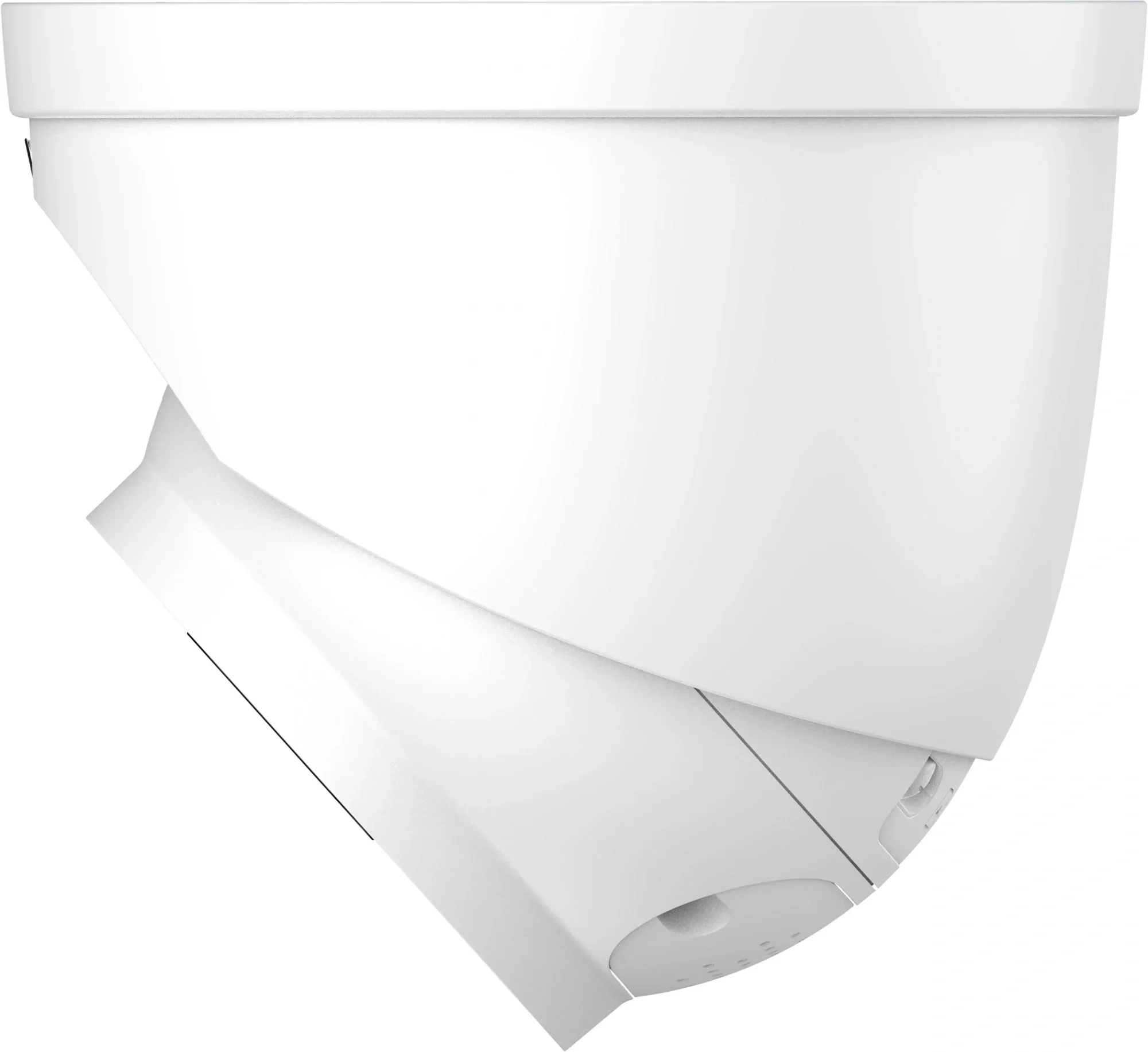 Камера видеонаблюдения IP Dahua DH-IPC-HDW3849HP-AS-PV-0280B, 3840x2160, 2.8мм, микрофон, ИК+LED 30м, 8Мп, 1/2.8" CMOS, уличная, купольная, белый