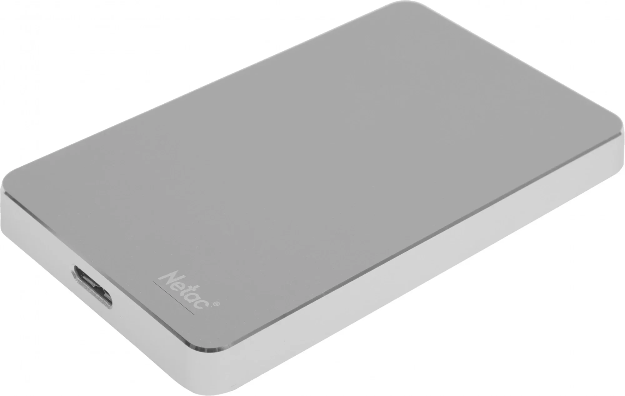 Внешний HDD 2.5" Netac K330, 2TB, USB 3.2 Gen 1 Type-A, 5400 rpm, серебристый