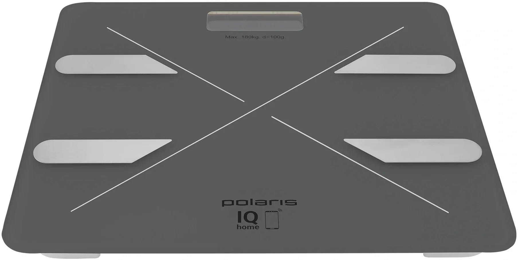 Весы напольные электронные Polaris PWS 1898 IQ Home макс.180кг графитовый