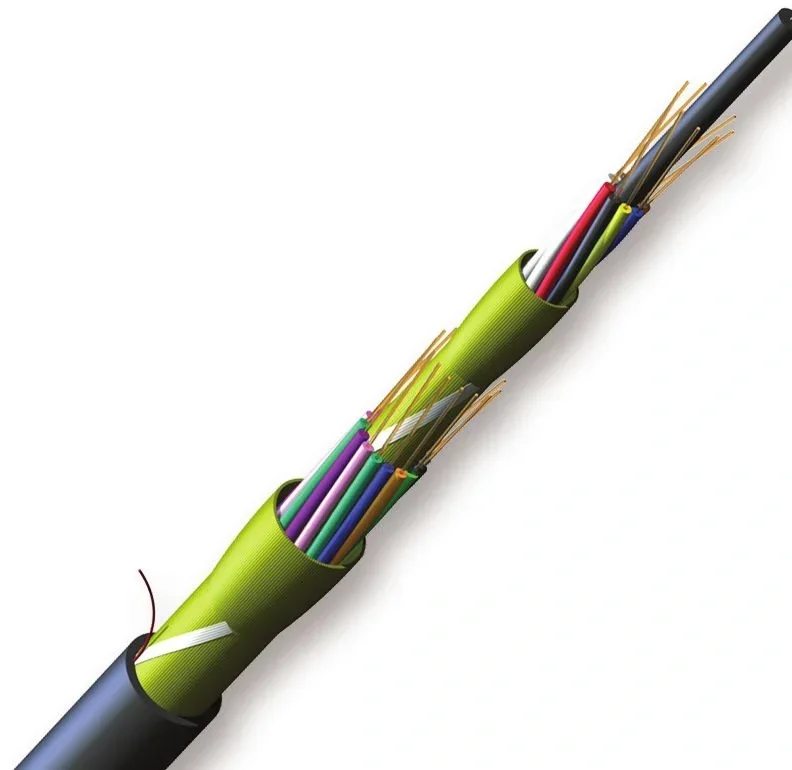 Кабель магистральный Corning 024T8X-32188E2G 24x 50/125 OM4 внутренний LSZH 1м аквамарин (A)