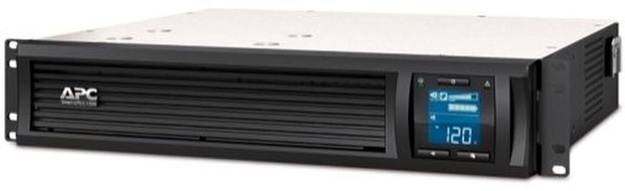 ИБП APC by SE - Smart-UPS C 1500 ВА/900 Вт, Line-Interactive, in (1xIEC-320 C14), 4xIEC-320 C13, LCD, Rack, 2U, цвет чёрный, SMC1500I-2UC