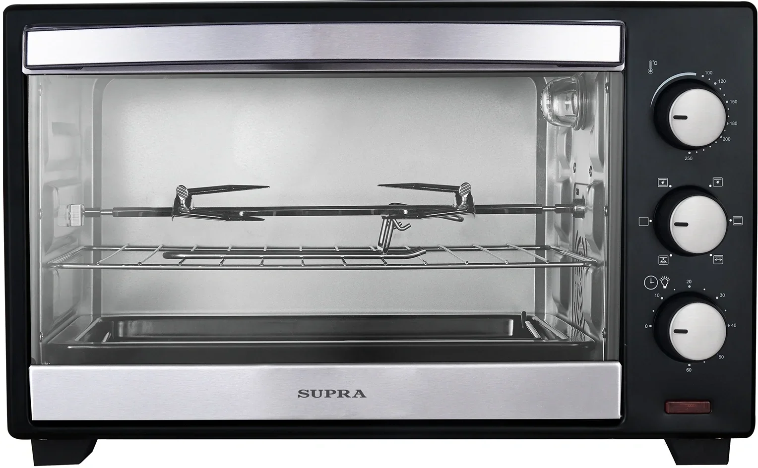 Мини-печь SUPRA MTS-5506 черный/нержавеющая сталь