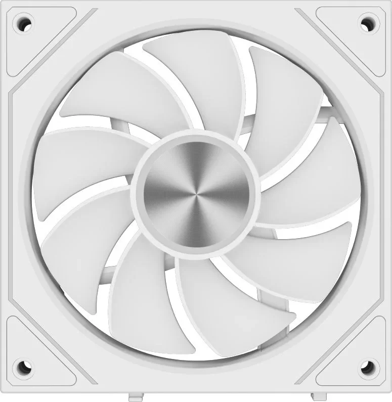 Вентилятор PCCOOLER F3 X120R WH Reverse, 120мм, 4-pin, 1800об/мин, 15 - 28.4 дБ, ARGB, белый, Ret [f3x12r-bkac112-gl]