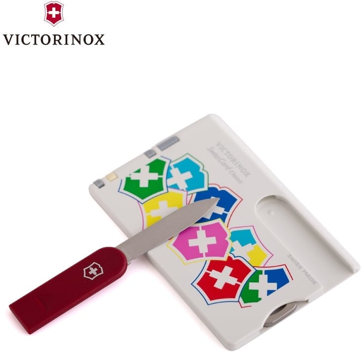 Швейцарская карта Victorinox Vx Colors  (0.7107.841)  белый