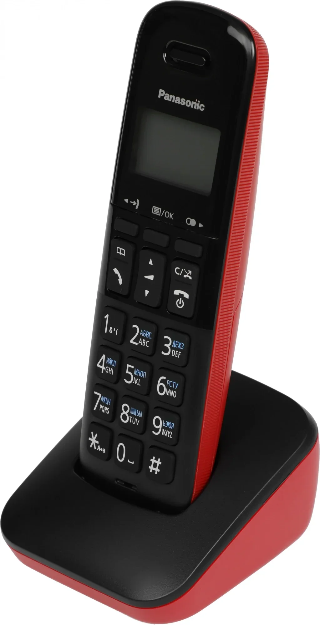 Panasonic KX-TGB610RUR (красный) {Беспроводной DECT,40 мелодий,телефонный справочник 120 зап.