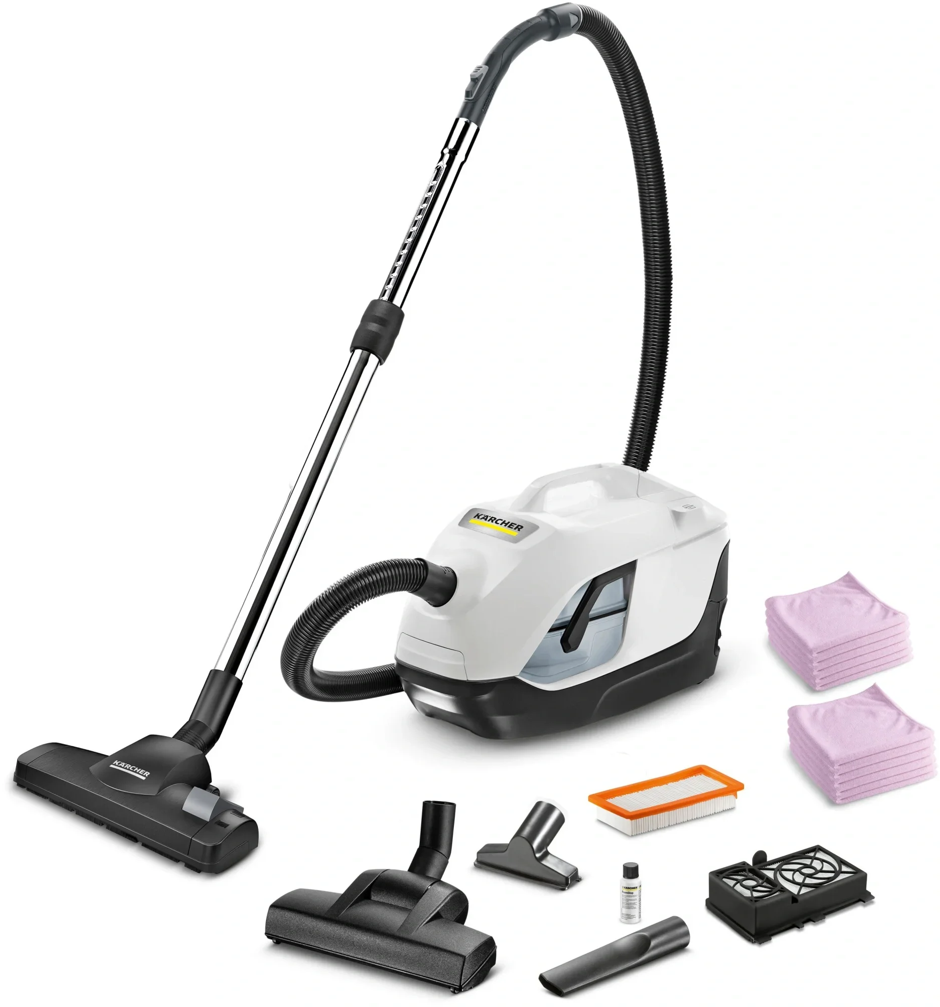 Пылесос Karcher DS 6 Plus Anniversary Edition 650Вт белый