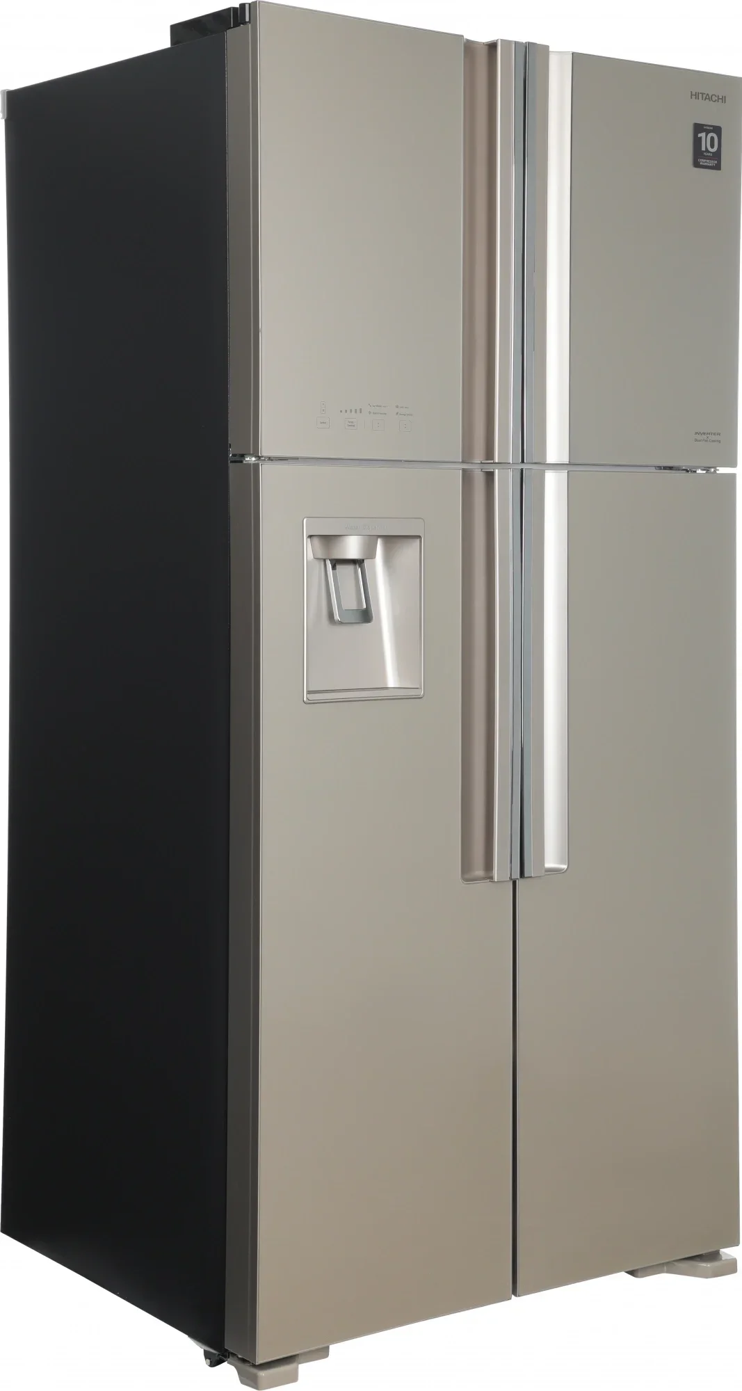 Холодильник Hitachi R-W660PUC7X GC 2-хкамерн. шампань глянц. инвертер