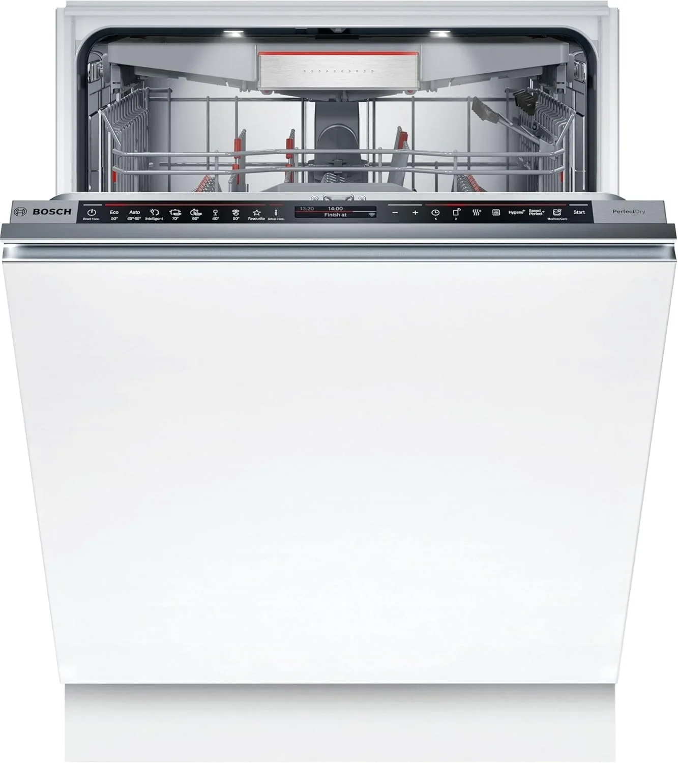 Встраиваемая посудомоечная машина Bosch SMD8TCX04E, нержавеющая сталь, 59.8 см, 14 компл., 42 дБ, класс A