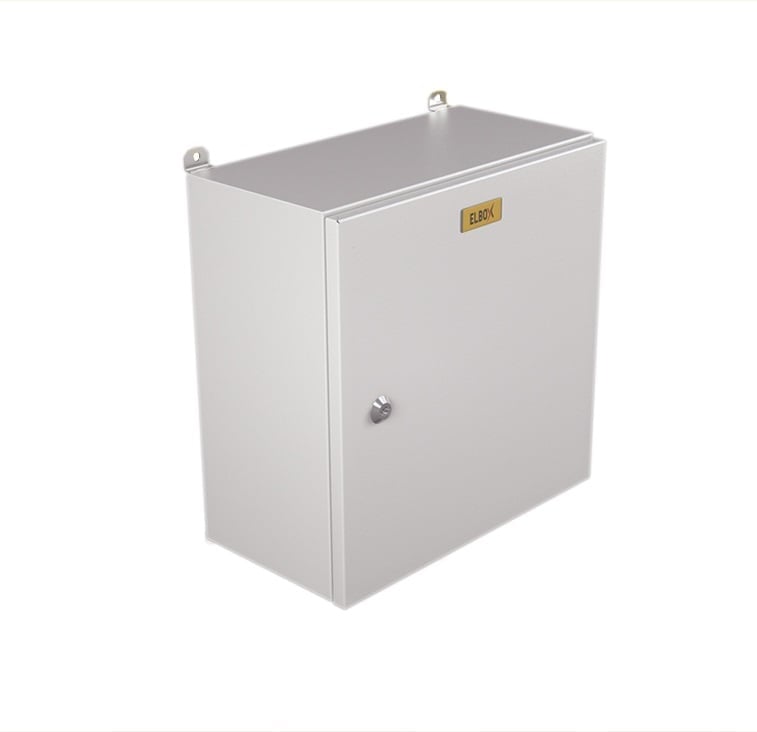 Шкаф электротехнический Elbox EMW-600.400.210-1-IP66 настенный 600мм 400мм 210мм IP66 IK10 несъемн.бок.пан. 100кг серый