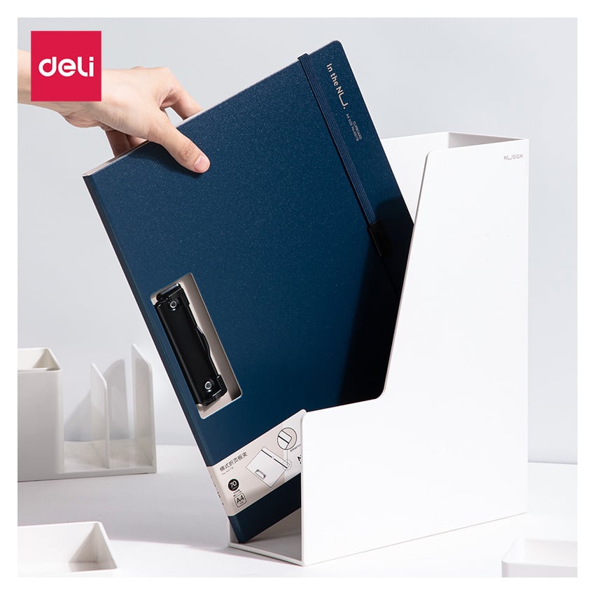 Папка-планшет Deli Nusign NS178BLUE  A4 полипропилен синий