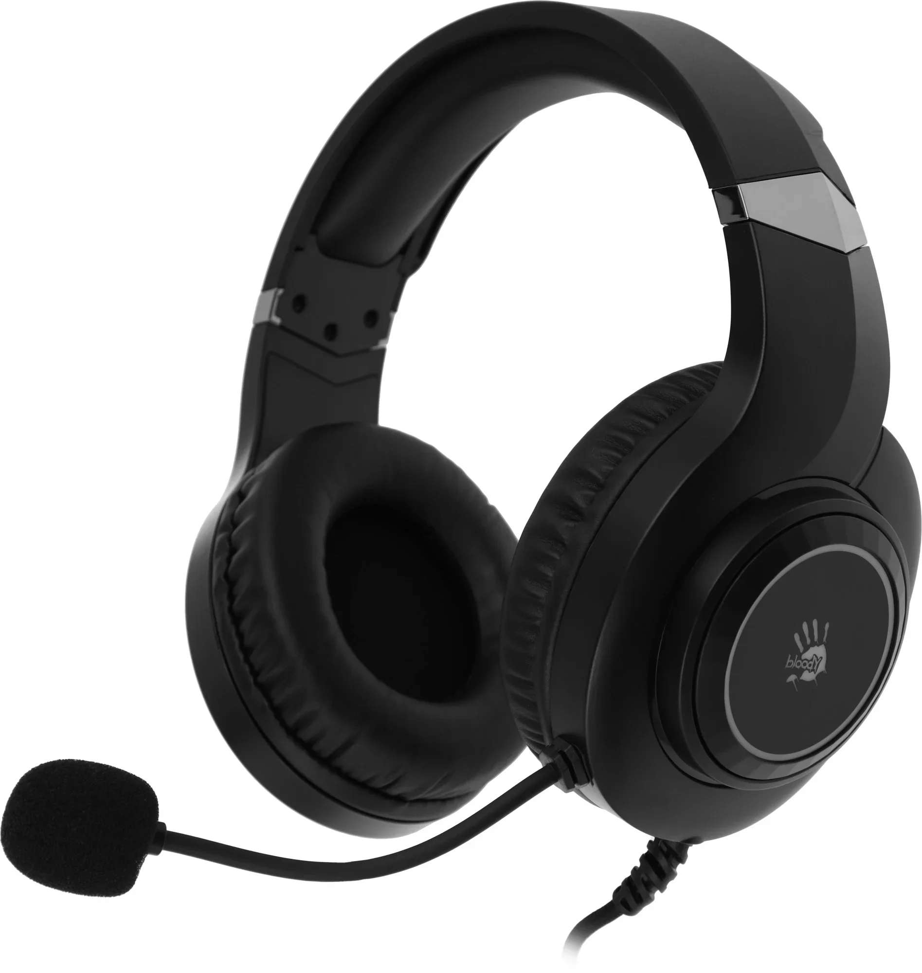Наушники с микрофоном A4TECH Bloody G220S черный (проводные, USB, кабель 2м) (G220S USB/ BLACK)