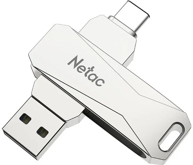 Netac Память USB3.0+TypeC Dual Flash Drive  64Gb Netac U782С [NT03U782C-064G-30PN]