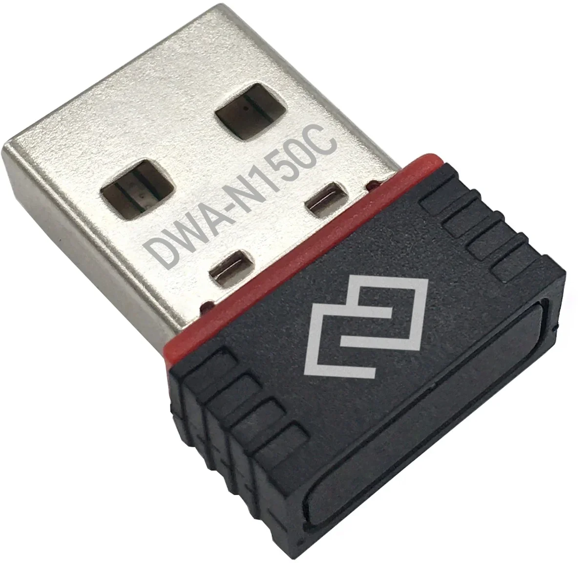 USB WiFi адаптер Digma - N150C, Wi-Fi 4 (802.11n), USB Type A, USB-adapter, цвет чёрный, DWA-N150C