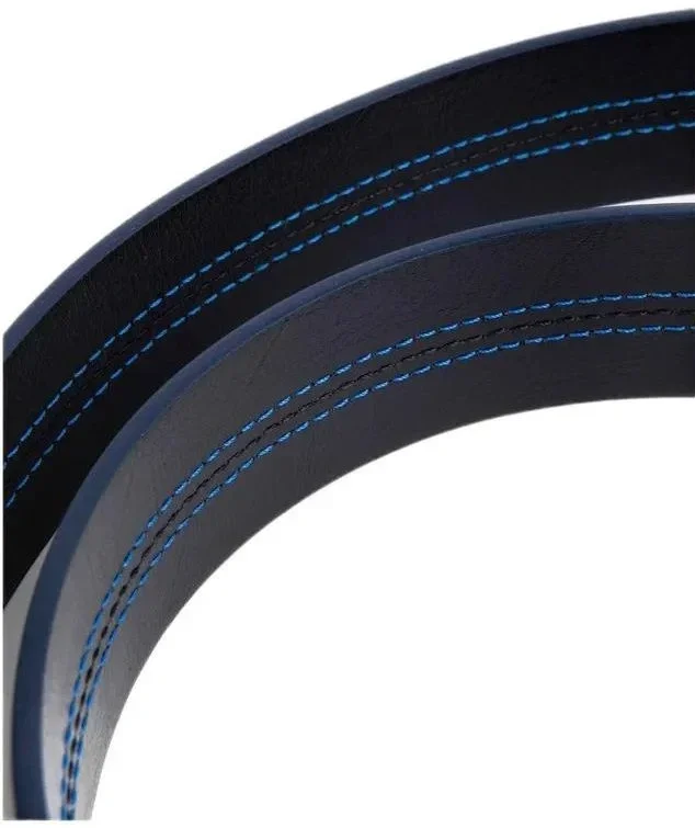 Ремень мужской Piquadro Blue Square CU6742B2/BLUN 125х3.5 см синий/черный натур.кожа