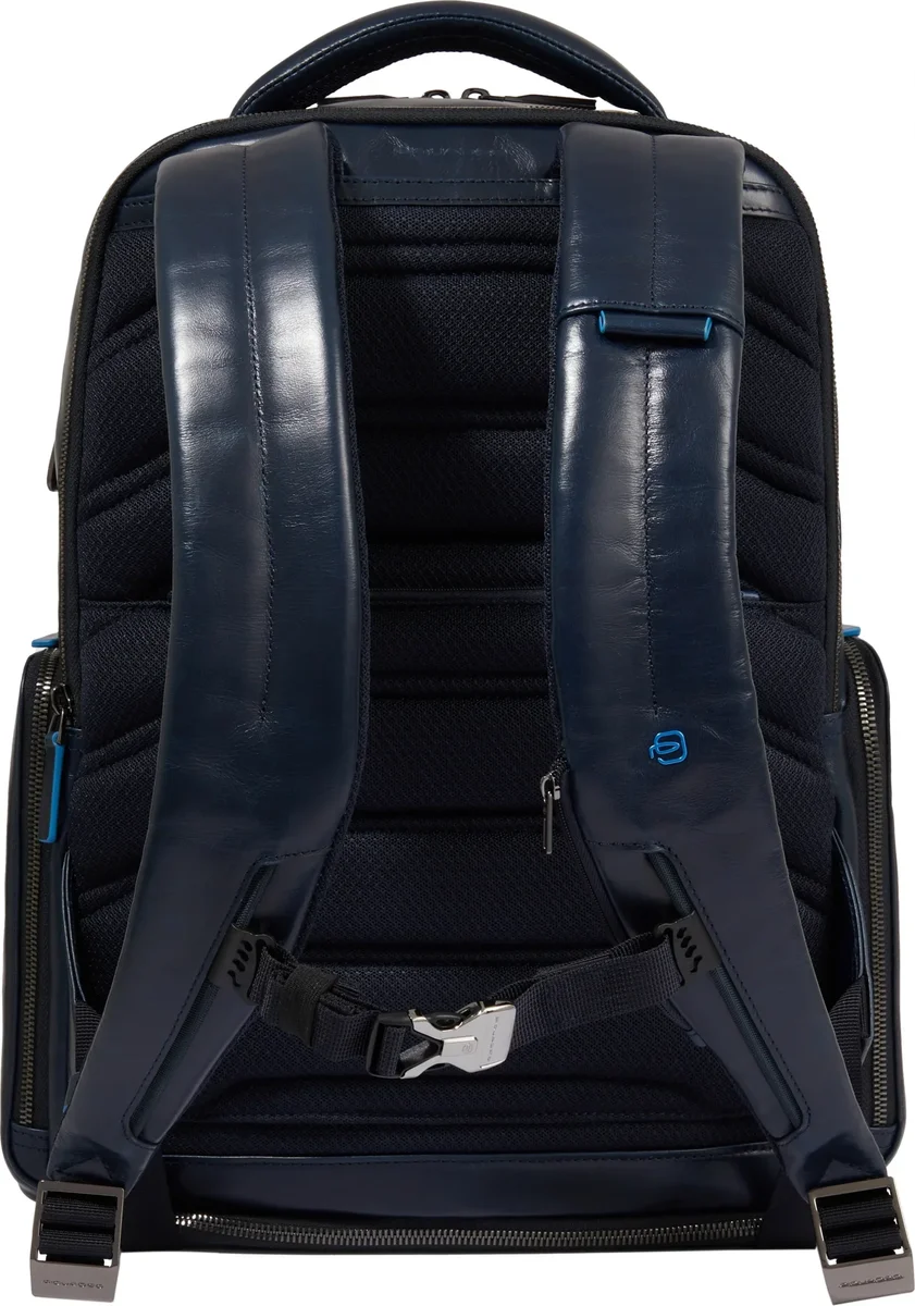 Рюкзак для ноутбука Piquadro Blue Square CA6592B2BM/BLU2, кожа, темно-синий