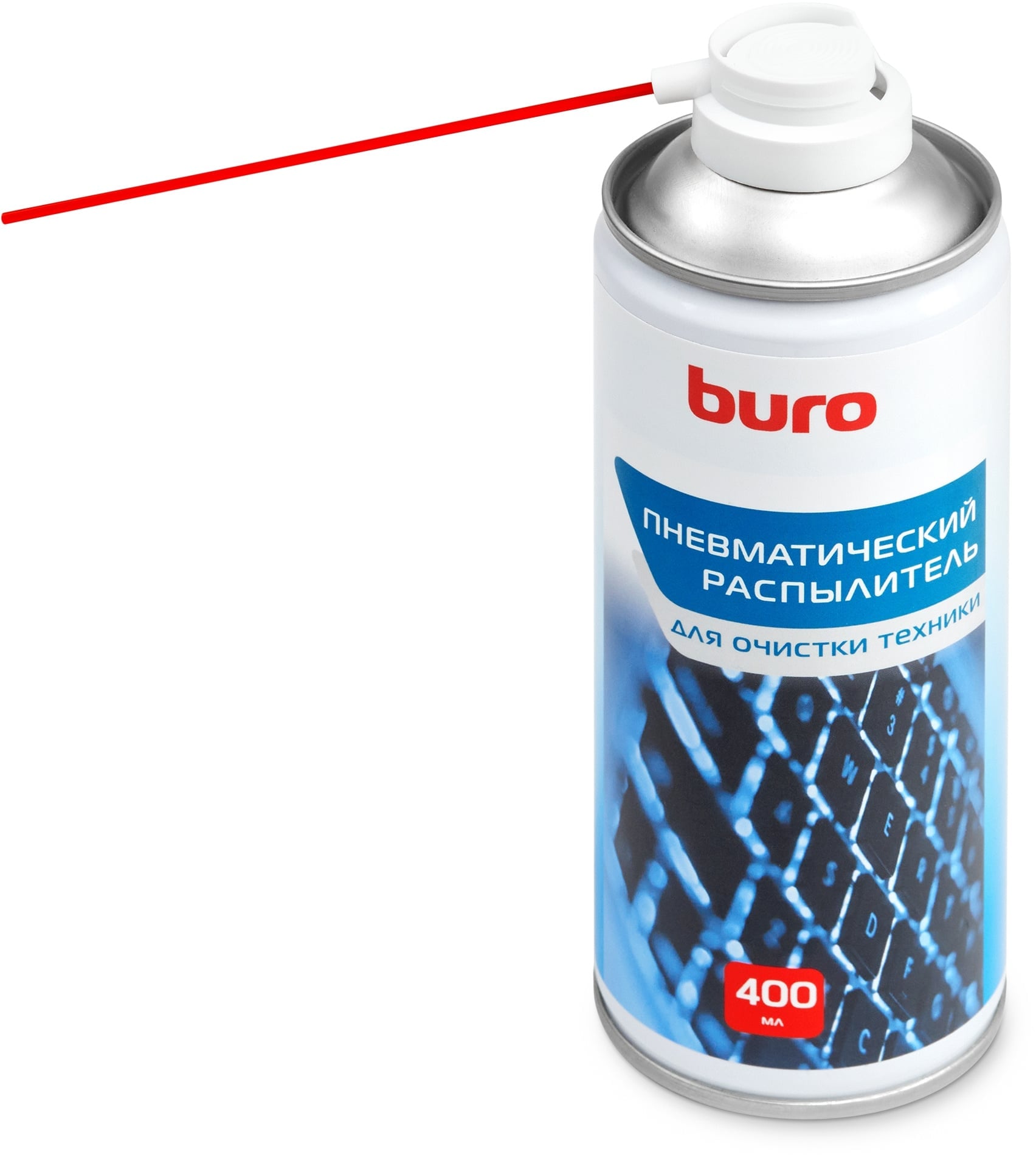 <097074> Сжатый воздух BURO BU-AIR400 - для чистки офисной техники (баллон - 400мл) [BU-AIR400]