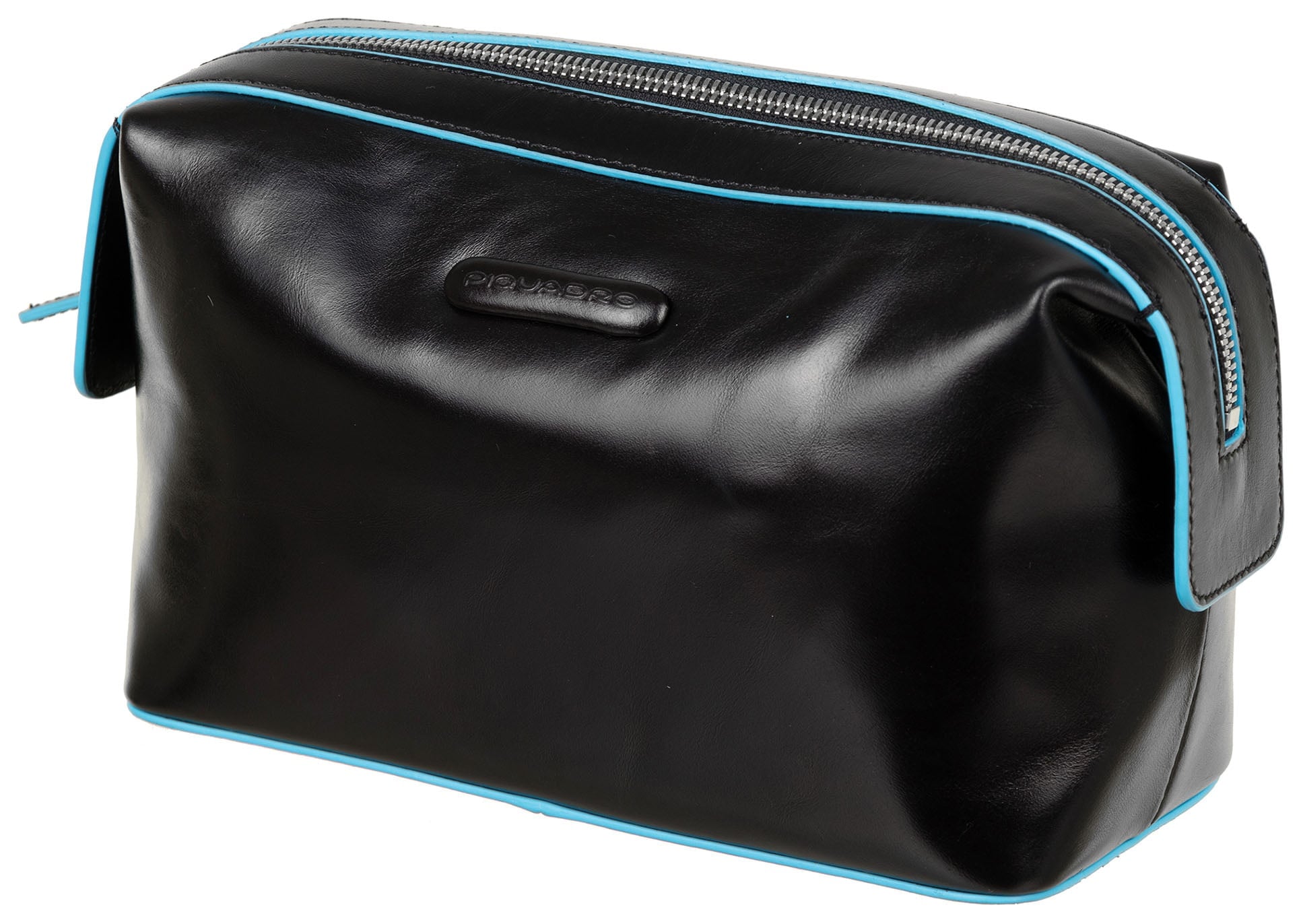 BY3851B2/N Косметичка Piquadro Blue  Square черный натур.кожа