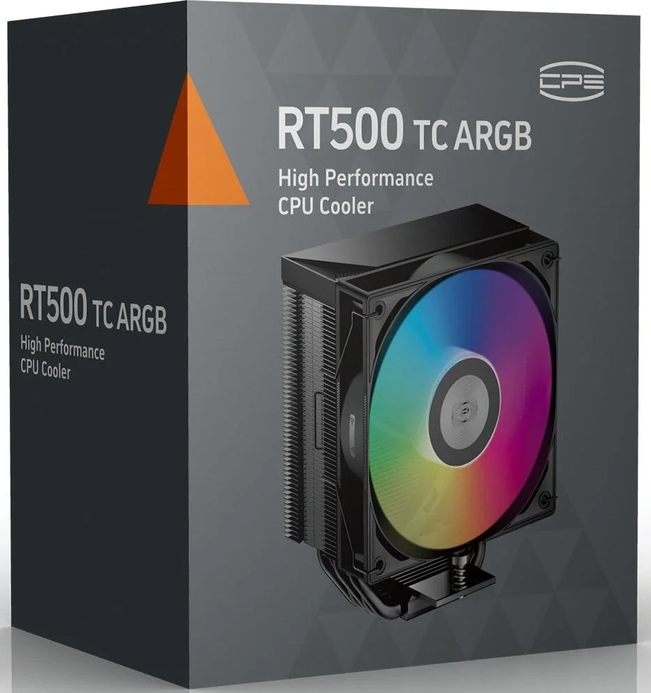 Устройство охлаждения(кулер) PcCooler RT500 TC ARGB Soc-AM5/AM4/1200/1700/1851 черный 4-pin 34.9dB Al+Cu 245W Ret (RT500TC-BKAWYX-GL)