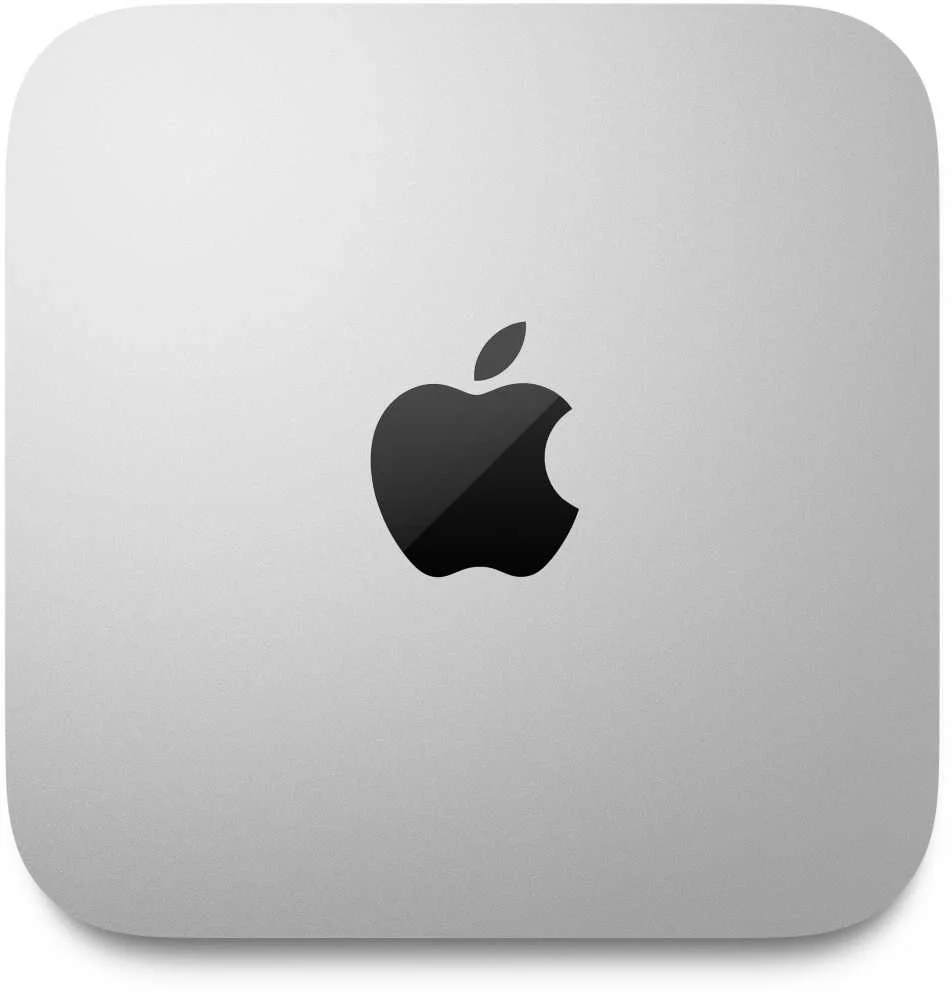 MMFJ3HN/A ПК Apple Mac mini A2686 slim M2 8 core (3.49) 8Gb SSD256Gb 10 core GPU macOS GbitEth  WiFi  BT  серебристый ()