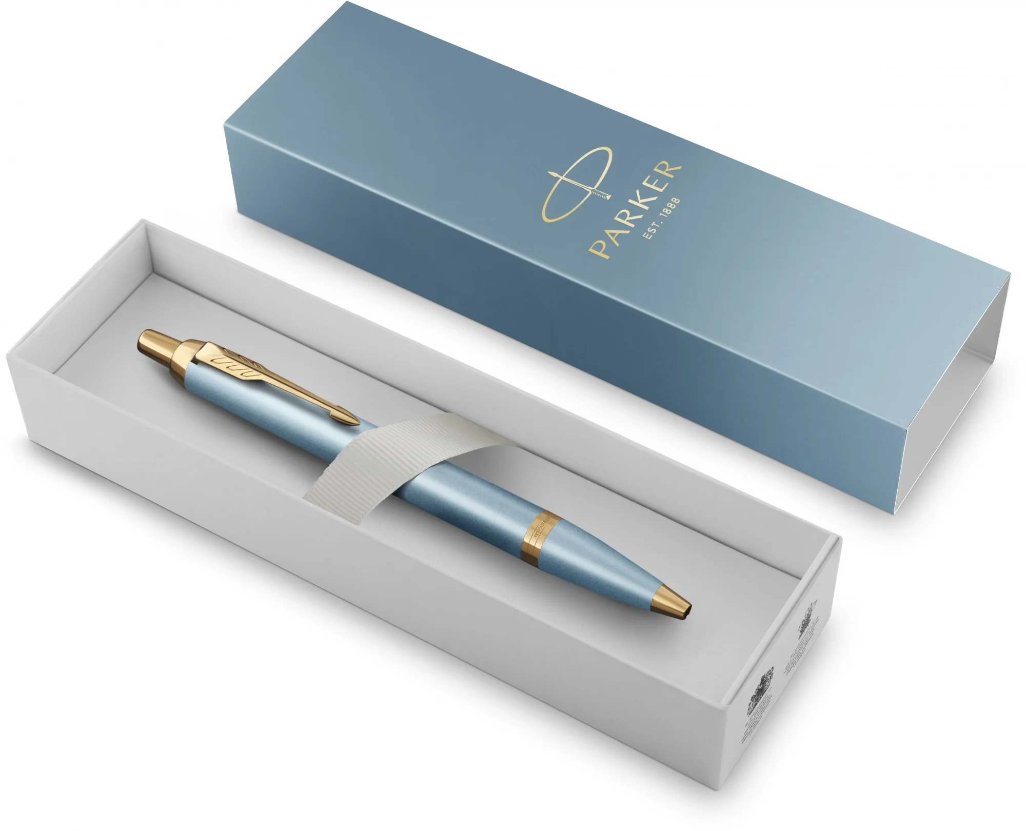 Ручка шариков. Parker IM Writing Rituals K331 (2203894) бирюзовый M син.  черн.  подар.кор.
