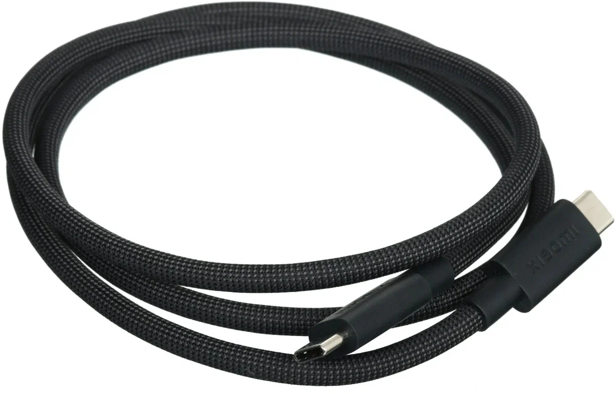 Кабель Xiaomi 6A High-speed USB4 Braided USB-C to USB-C Cable (1m) (BHR087BGL)