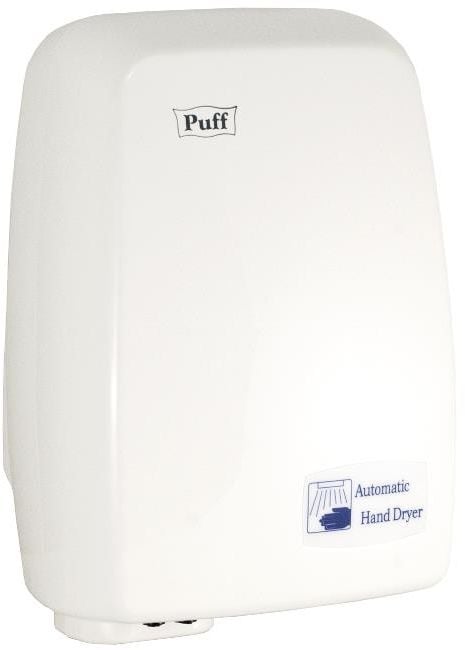 Электросушитель для рук PUFF-120 малошумный, белый 1,2 кВт (1401.334)