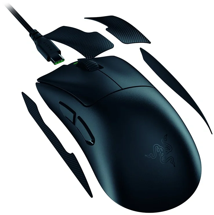 RZ01-05330100-R3G1 - Компьютерная мышь, Razer, DeathAdder V4 Pro, RZ01-05330100-R3G1, Игровая, Оптическая 45000 DPI, 6 кнопок, Бесроводная, USB, Чёрный