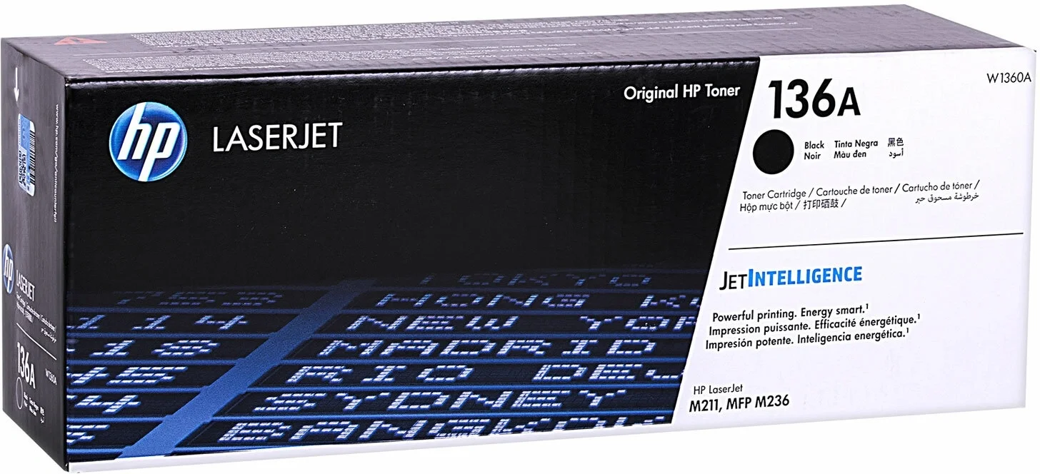 Тонер-картридж HP W1360A, черный, для M211/M236