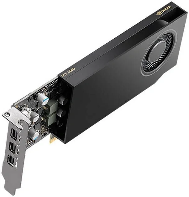 Видеокарта PNY PCI-E 4.0 A1000 NVIDIA RTX A1000 8Gb 128bit GDDR6 727/10000 mDPx4 HDCP oem low profile