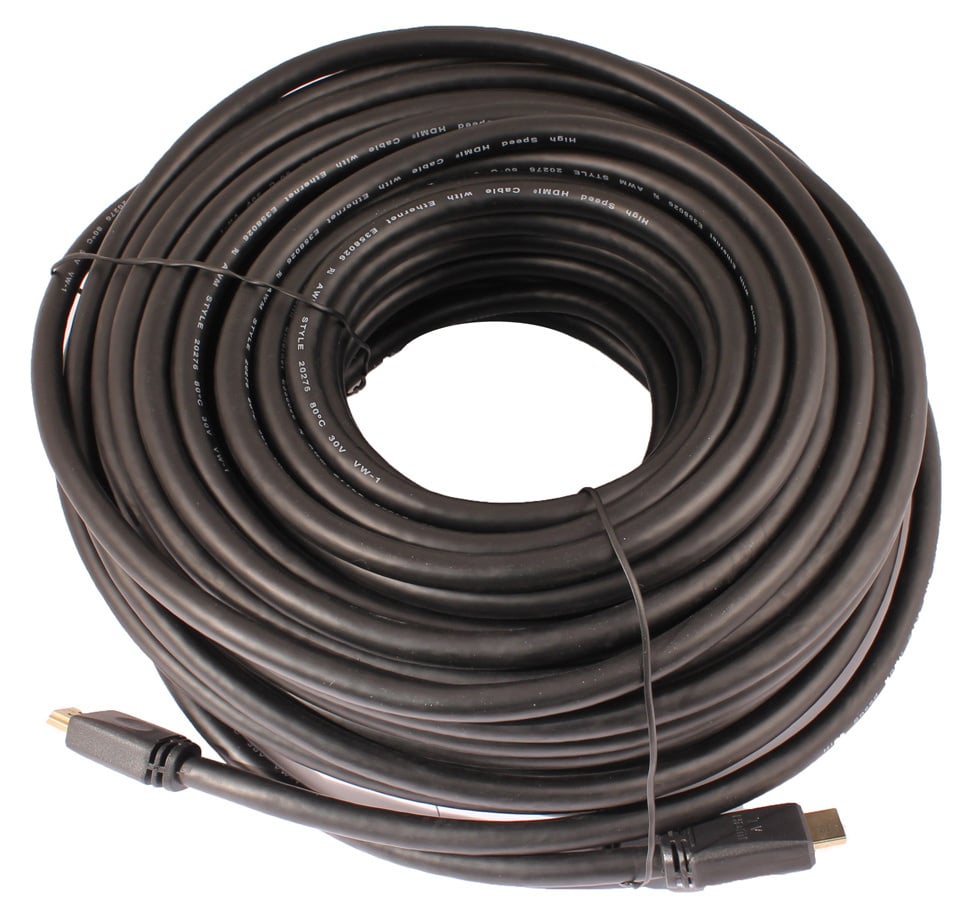Кабель аудио-видео WH-111 HDMI (m)/HDMI (m) 30м. позолоч.конт. черный (10320)