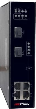 Коммутатор Hikvision DS-3T0306P, 4×100 Мбит/с PoE+ + 2×1 Гбит/с SFP, неуправляемый