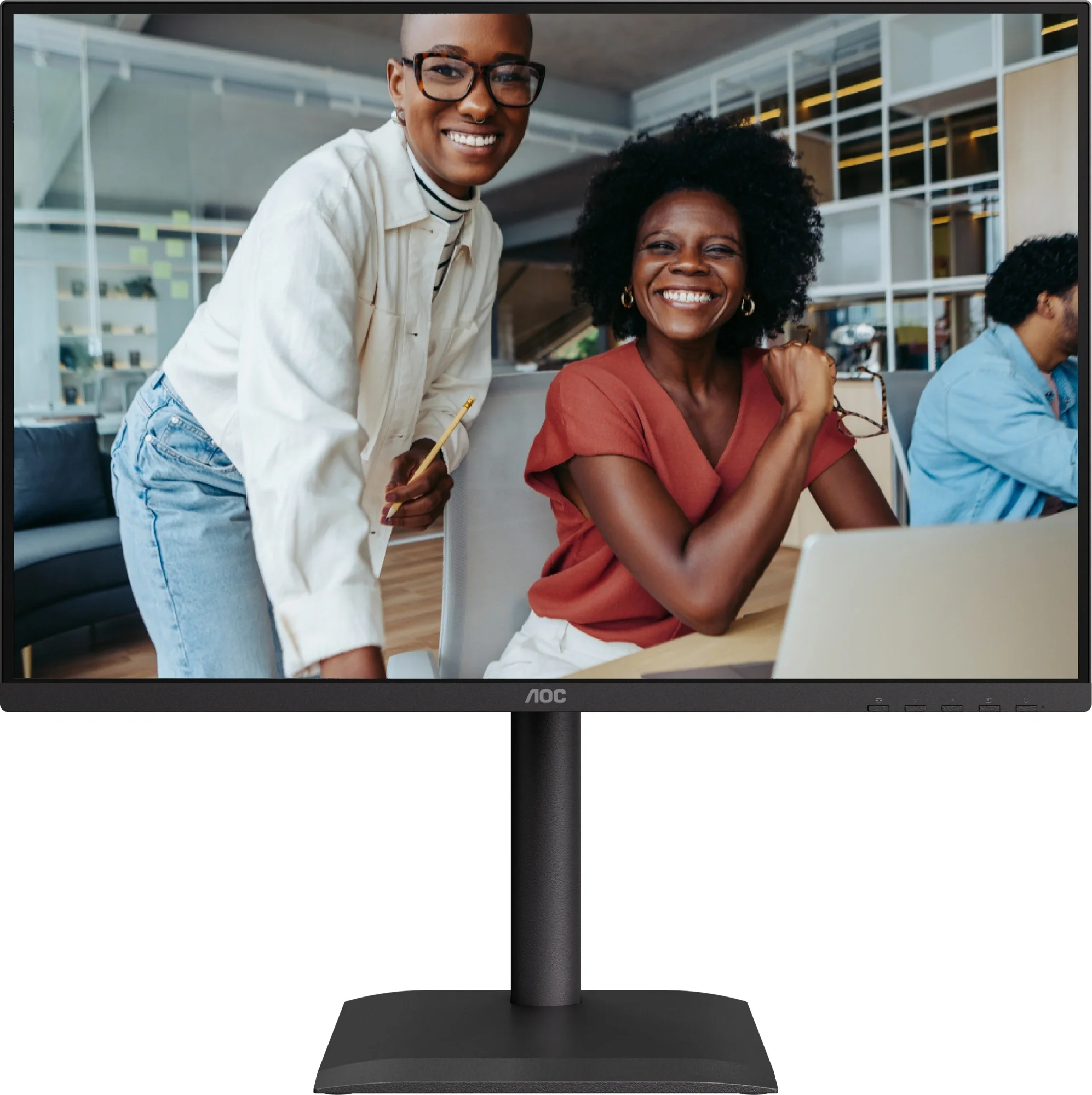 Монитор AOC 24" X24E4U черный IPS LED 16:10 HDMI M/M матовая HAS Piv 300cd 178гр/178гр 1920x1200 100Hz VGA DP FHD USB 5.22кг