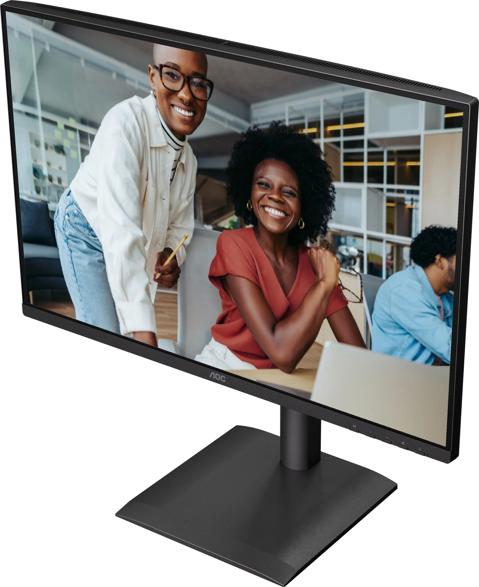 Монитор AOC - X24E4U, 24", 16:10, WLED, IPS, 300cd/m², 1500:1, 1920x1200 (WUXGA), 100 Гц, VGA, 1x HDMI, 1x DP, HAS, Pivot, speakers, цвет чёрный, X24E4U