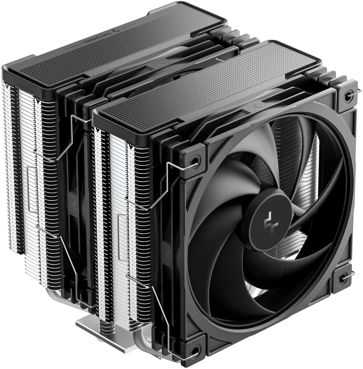 R-AG620-BKNPMG2-G - Кулер для процессора, Deepcool, AG620 G2 R-AG620-BKNPMG2-G, Intel 1851/1700 и AMD AM5/AM4, 270W, 2*120мм, 500-2200±10%/об/м, 63.56 CFM / 70.09 CFM, 23.08 dB(A) / 29.22 dB(A), 4pin, 129х136х159мм, Черный
