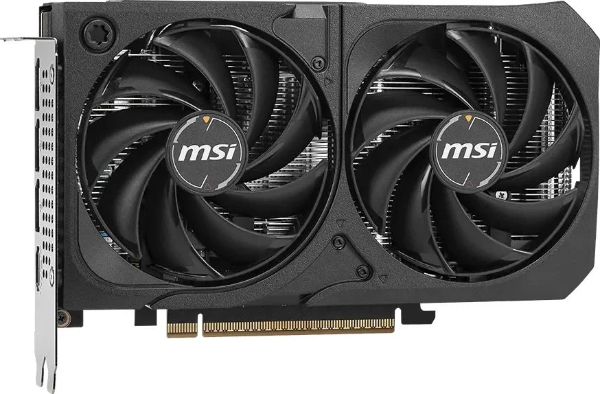 Видеокарта MSI NVIDIA - GeForce RTX 5060 SHADOW 2X OC MAX, PCI-E 5.0 16x, GDDR7 8GB 128bit, 1x HDMI, 3x DP, 145Вт, 197мм, Full Height, RTX 5060 8G SHADOW 2X OC MAX