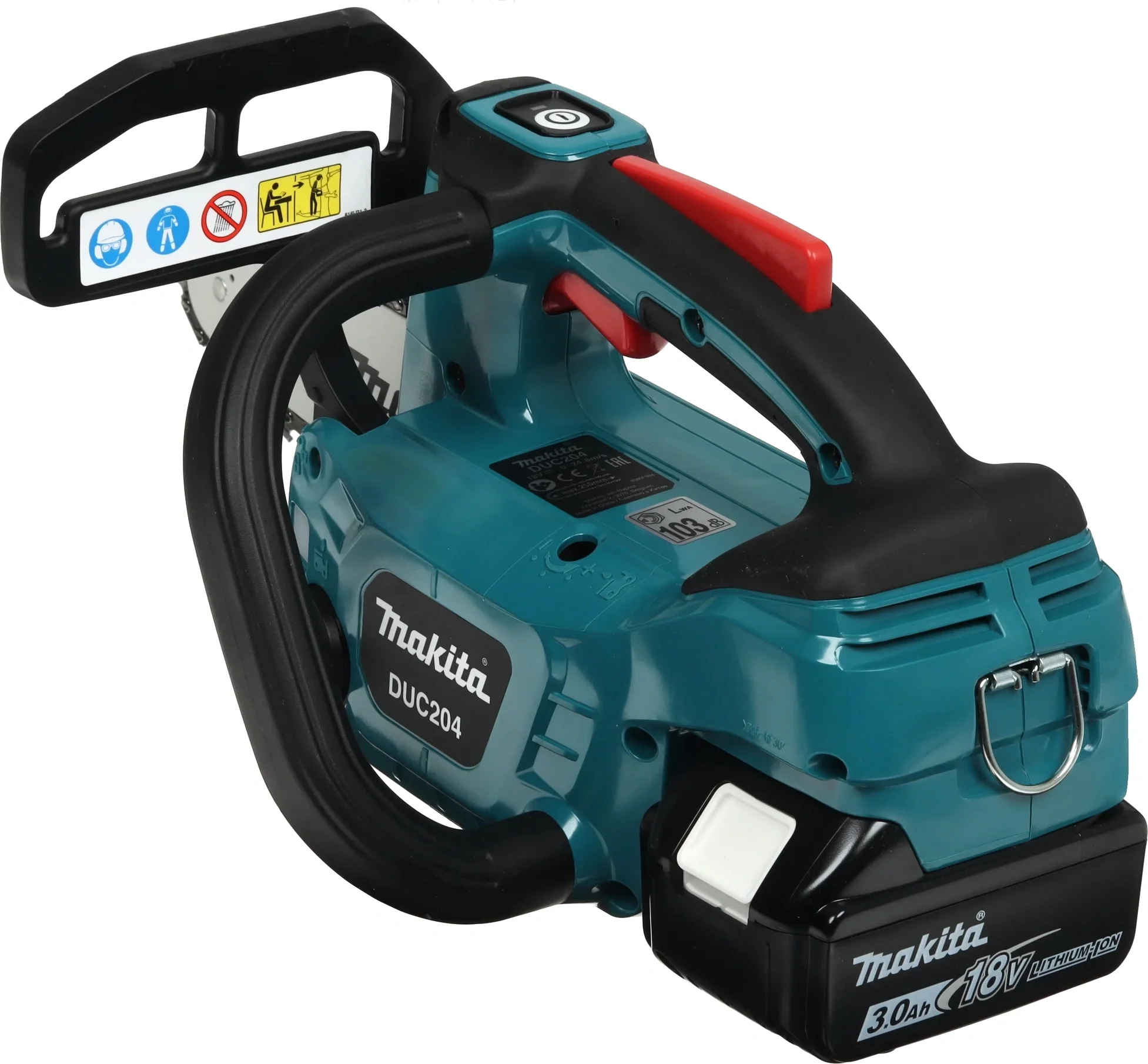 Цепная пила Makita DUC204RF аккум. 570Вт дл.шины:8" (20cm) 1аккум. 3Ач ЗУ