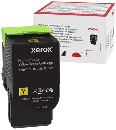 006R04371 - Тонер-картридж повышенной ёмкости, Xerox, 006R04371 (жёлтый), Для Xerox C310/C315, 5 500 страниц (А4)