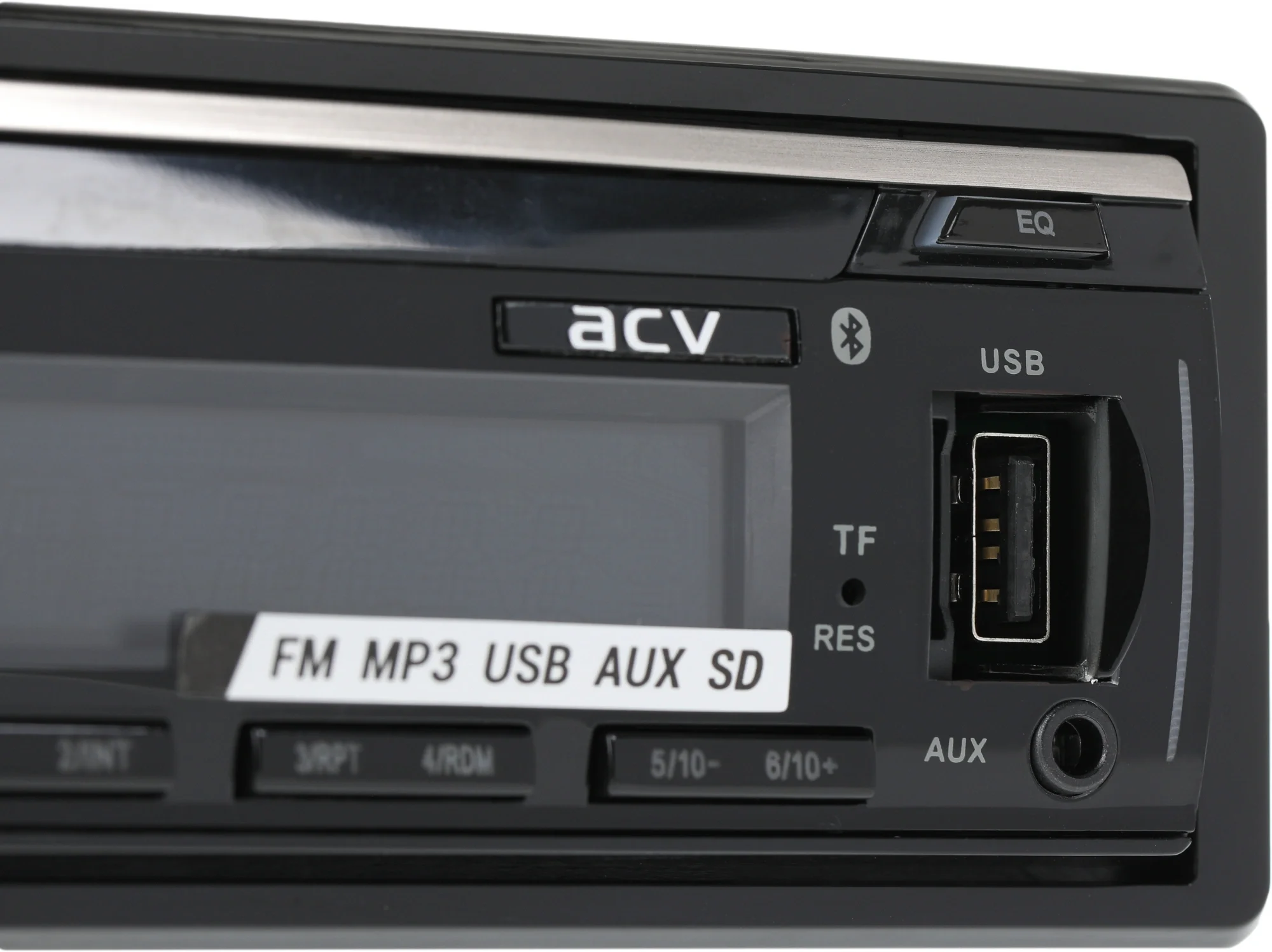 Автомагнитола ACV AVS-1719B, 1 DIN, Bluetooth, USB Type-A, AUX