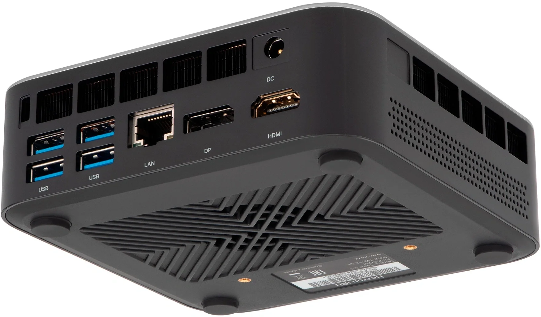 Неттоп IRU Tactio 525 Ryzen 5 6600H (3.3) 16Gb SSD512Gb 660M без ОС GbitEth WiFi BT 120W черный (RUS) (2164267)