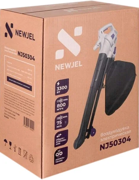 Воздуходувка Newjel NJ50304 3000Вт пит.:от сети черный