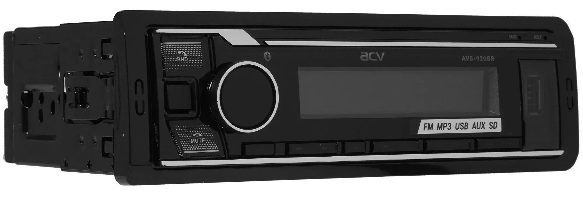 Автомагнитола ACV 37612, 1 DIN, Bluetooth, USB, AUX