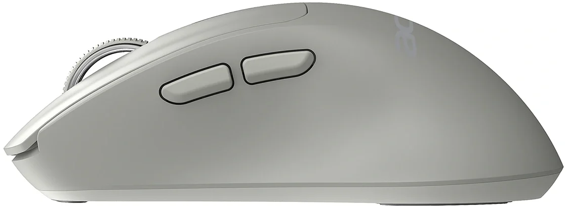 Мышь Acer - OMR503, Беспроводная, 10 метров, USB, Optical, 800 - 3200 dpi, 4 btns, цвет светло-серый, ZL.MCE11.01C