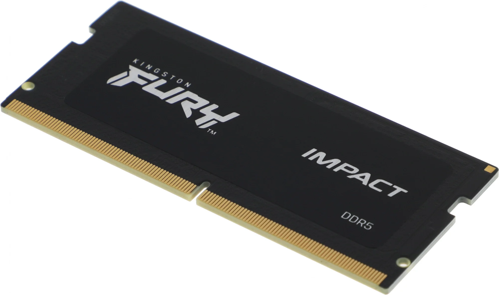 Модуль памяти Kingston - FURY Impact PnP 16Гб, SODIMM DDR5, On-Die ECC, 4800МГц, S8 (1Rx8), CL38, 1.1V, KF548S38IB-16