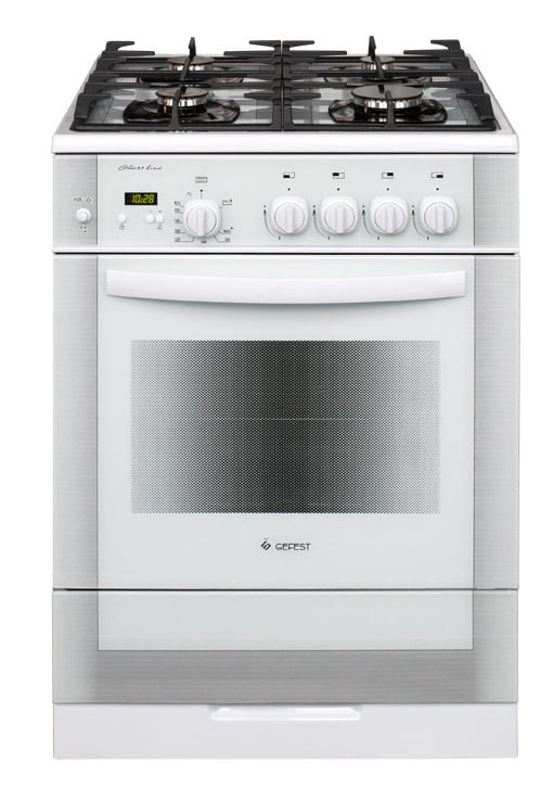 Плита газовая Gefest ПГ 6500-03 0042 белый, конфорок 4 шт, духовка 52 л, 60 см x 85 см x 60 см
