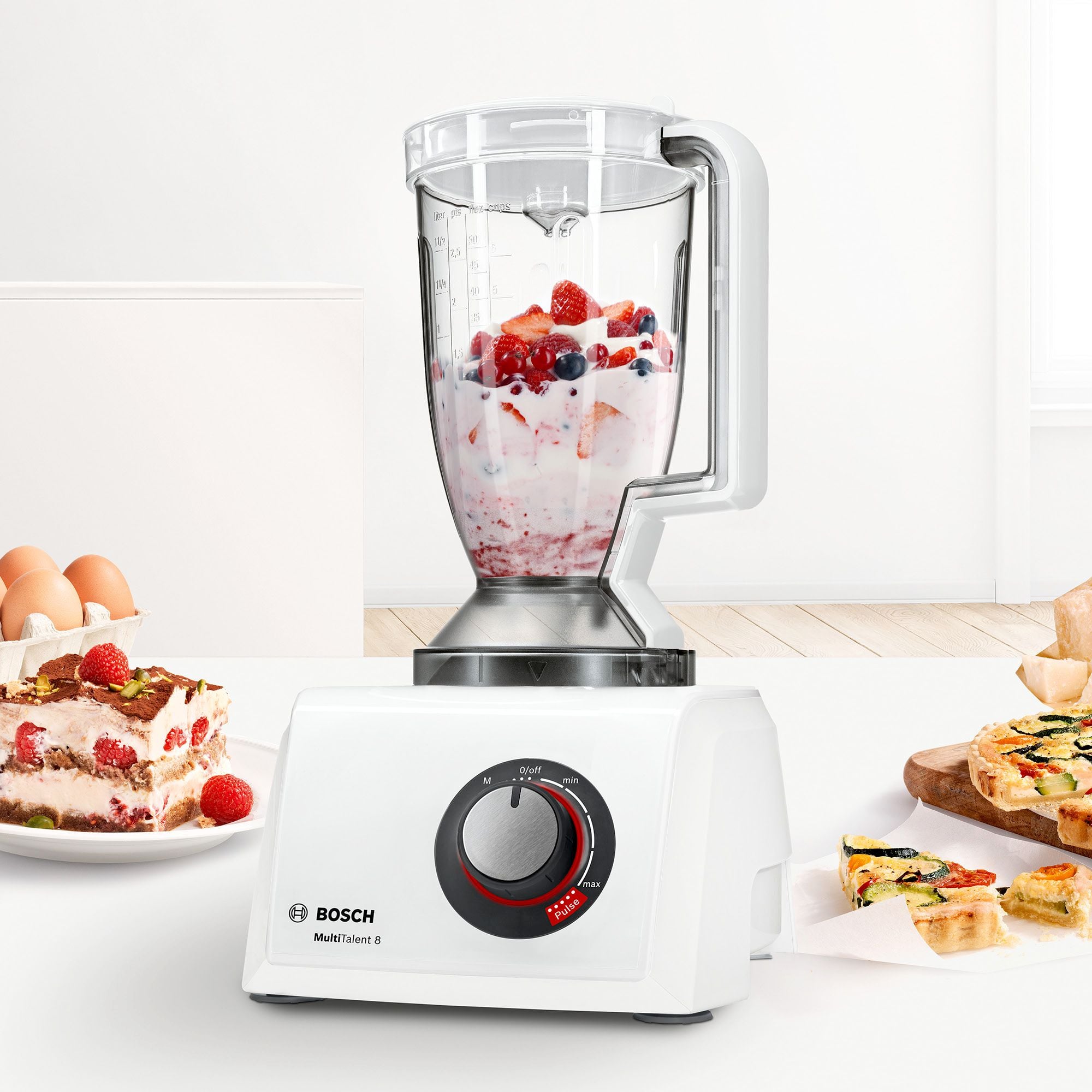 Комбайн Bosch MC812W620, белый/серый (MC812W620)
