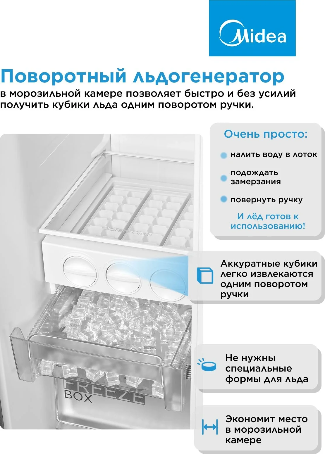 Холодильник Midea MDRS710FGE46 2-хкамерн. нержавеющая сталь инвертер