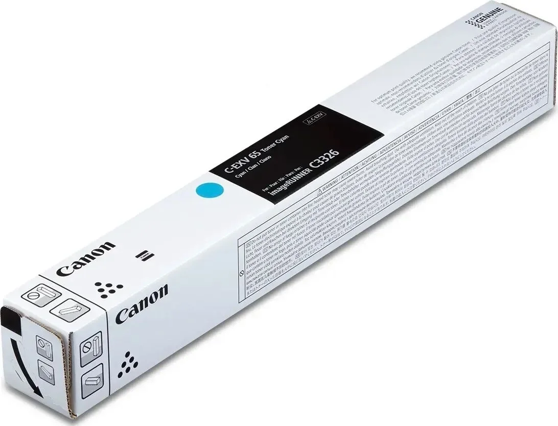 Тонер-картридж Canon C-EXV 65C 5762C001 для imageRUNNER C3326 MFP, голубой (11000стр.)"  C-EXV65 C